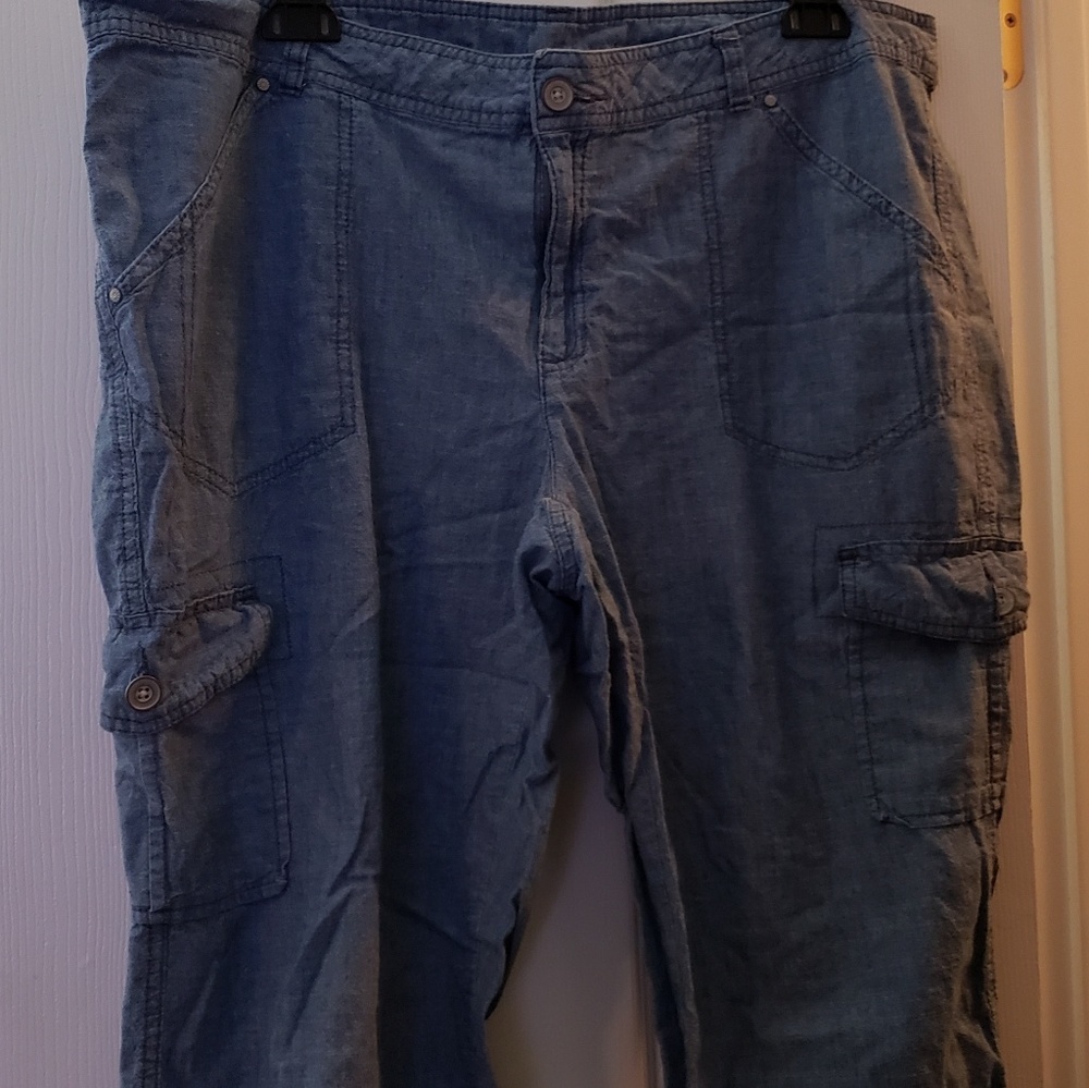 Faded Glory denim cargo pants